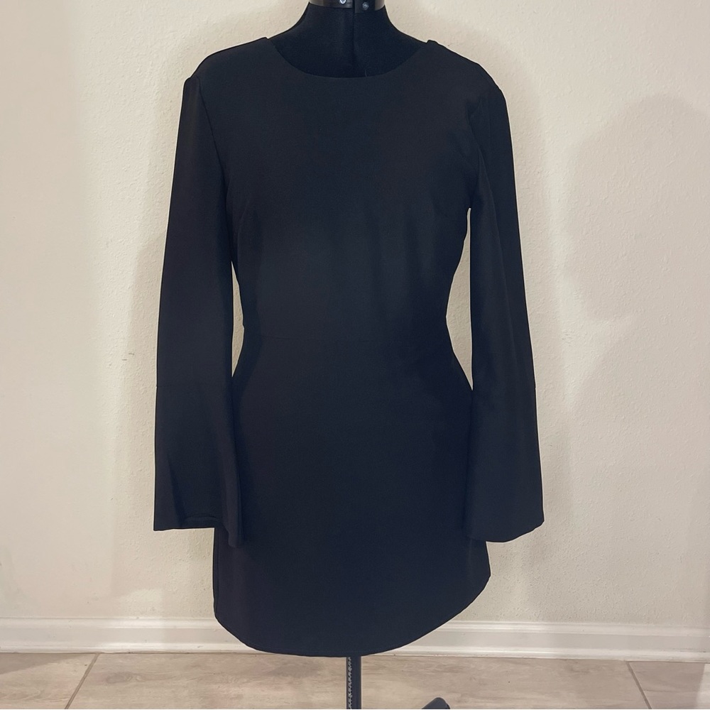 Banana Republic black long sleeve dress size 6 LIKE NEW
